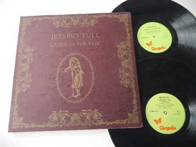 JETHRO TULL Living in the 2LP UK 1PRESS BOOKLET