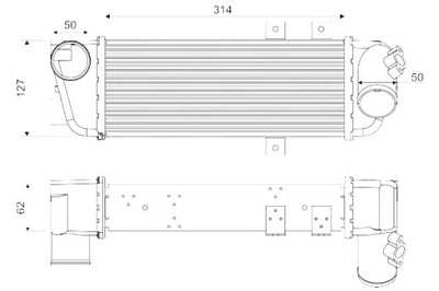 VALEO INTERCOOLER RADUADOR AIRE DE ADMISIÓN HYUNDAI I30 KIA CEED  