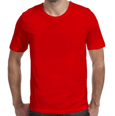 T-shirt męski czerwony GILDAN