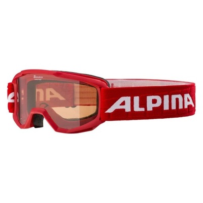 Dziecięce gogle Alpina Junior Piney A7268451 czerwone