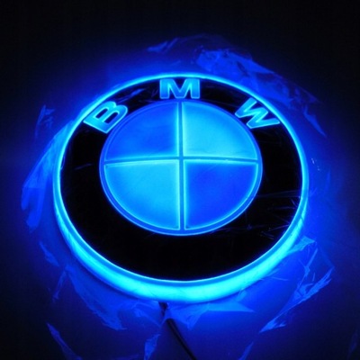 LOGOTIPO COCHE BMW DIODO LUMINOSO LED LÁMPARA NOCNA  