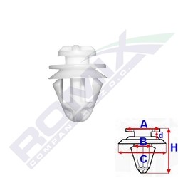 REMACHE SUJECIÓN BRIDAS LATERALES RENAULT X5SZT  