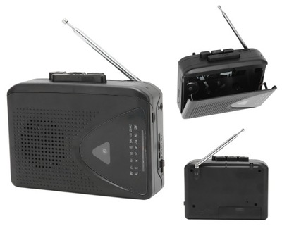 ODTWARZACZ KASETOWY WALKMAN KONWERTER USB MP3 PRZENOŚNY TON009 AM FM