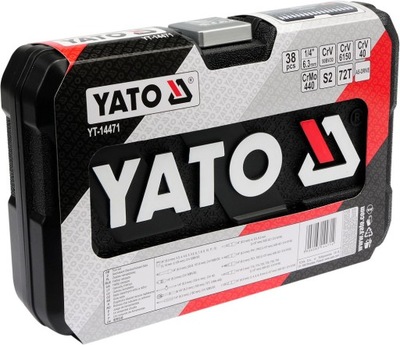 YATO Zestaw narzędziowy 1/4" 38 części XS