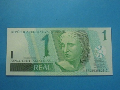 Brazylia Banknot 1 Real 2003 UNC P-251 Koliber