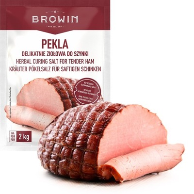 Pekla do delikatnej szynki 75g peklosól Browin