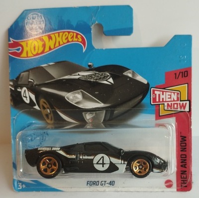 Hot Wheels Ford GT-40 1/10 Then And Now 2021