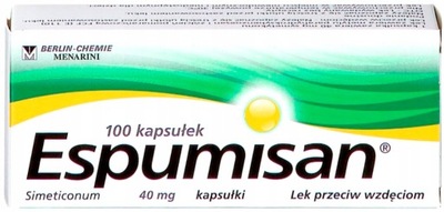 Espumisan 40 mg lek na wzdęcia gazy 100 kaps.