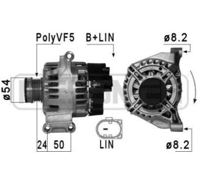 Era генератор -lancia, fiat,alfa romeo, chrysler, фото №1