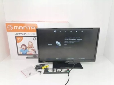 Tv Led 22 cale Manta 22LFN38L Full HD Usb Dvbt-2