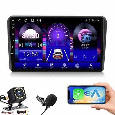 RADIO ANDROID 13 NAWIGACJA AUDI A3 8P 2003-2012 CARPLAY 2GB 64GB