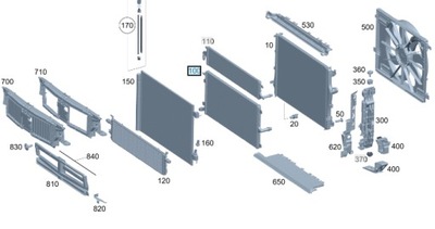 Радіатор wody mercedes c klasa w206 21- фото №1