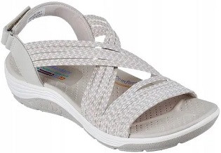 SKECHERS SANDAŁY DAMSKIE NA RZEP 40