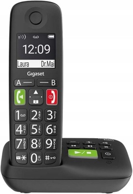 Telefon stacjonarny GIGASET E290A Czarny