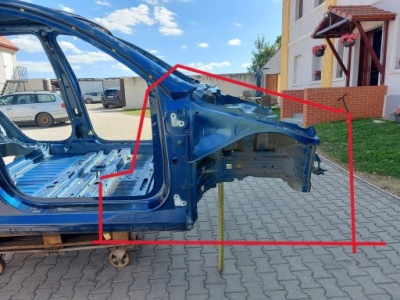 Tesla model y 2024r чверть лонжерон правий перед ppsb фото №1