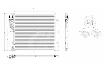 HART CONDENSADOR CONDENSADOR DE ACONDICIONADOR JEEP LIBERTY 2.4 02-  