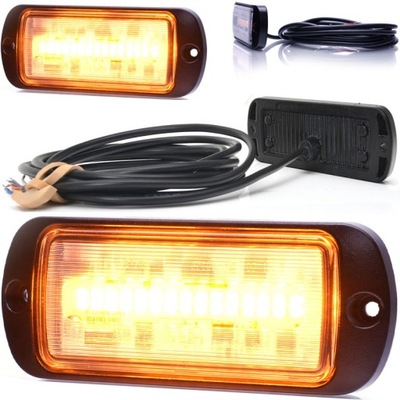 LAMPA OSTRZEGAWCZA SYGNALIZATOR POMARANCZOWY WAŚ