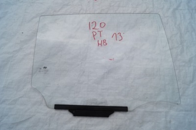 Скло двері задня права hyundai i20 lift 12-15 13r фото №1