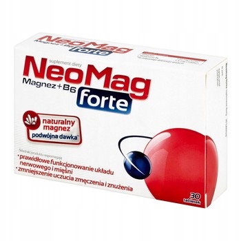 Neomag Forte 30 tabletek NERWY ZMĘCZENIE