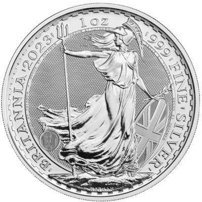 25 x Srebrna moneta Britannia 1 uncja 2023