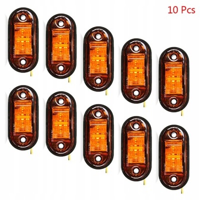 10 PIEZAS WARNING LIGHT FARO LUZ DE POSICIÓN LATERAL DIODO LUMINOSO LED  