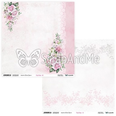 Papier do scrapbooking PINK ROSES