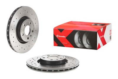 Гальмівні диски ham brembo перед alfa romeo 147, gt 284mm фото №1