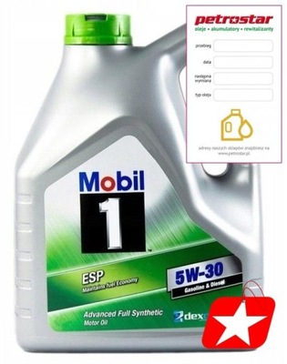 MOBIL 1 ESP FORMULA 5W30 5L 