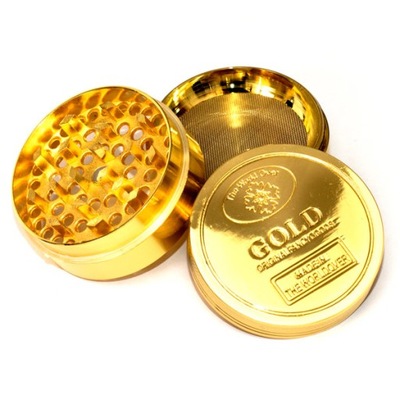 MŁYNEK GRINDER METALOWY 3 CZĘŚCI GOLD