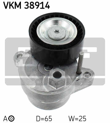 РОЛИК НАТЯЖИТЕЛЬНЫЙ PK SKF VKM 38914 VKM38914