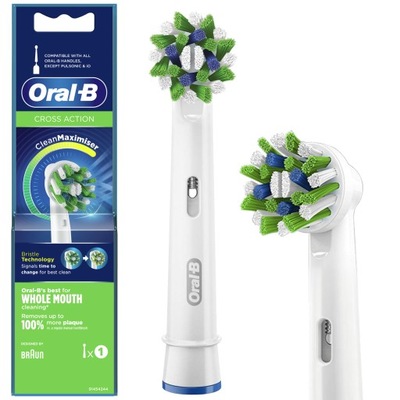 100% ORYGINALNA KOŃCÓWKA ORAL-B CROSS ACTION DO SZCZOTECZKI ELEKTRYCZNEJ