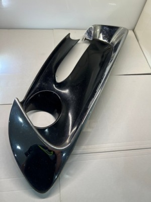 Решітка бампера права renault scenic iii 12- lift хром фото №1