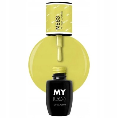 Lakier hybrydowy MYLAQ Fresh Lemonade M683 5ml