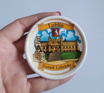 LUBLIN / talerzyk - magnes na lodówkę