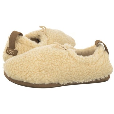 Buty Kapcie UGG Australia W Plushy Slipper Beżowe