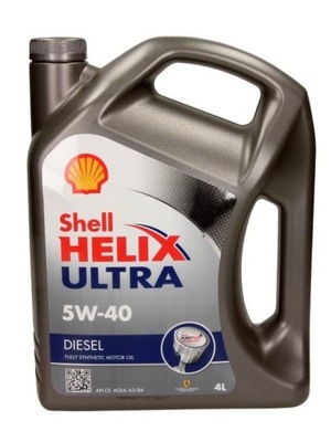 SHELL ALYVA SHELL 5W40 4L HELIX ULTRA DIESEL / 505.00 / 229.5 226.5 