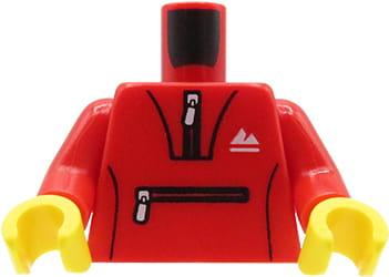 LEGO tors figurki - czerwona bluza dresowa