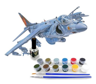 AV-8B Harrier II Bulldogs 1:72 fabki pędzelki klej