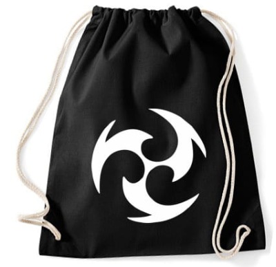 Worek Genshin Impact Electro czarny