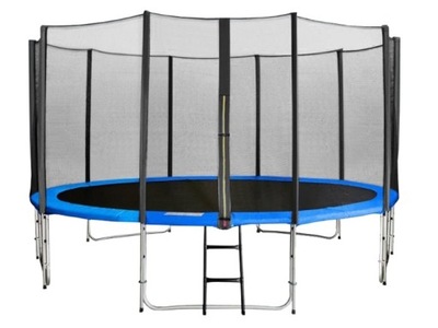 TRAMPOLINA Ogrodowa średnica 487cm 16FT NIEBIESKA