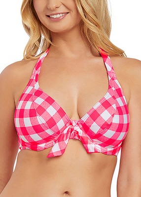 75D 34D Freya Totally Stripe Halter Bikini Top