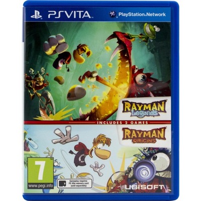 Unikat Rayman Origins + Rayman Legends PS Vita