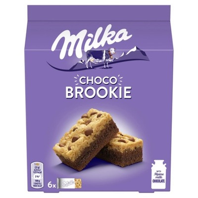 Milka Choco Brookie Sušienky s čokoládou 132 g (6 ks)