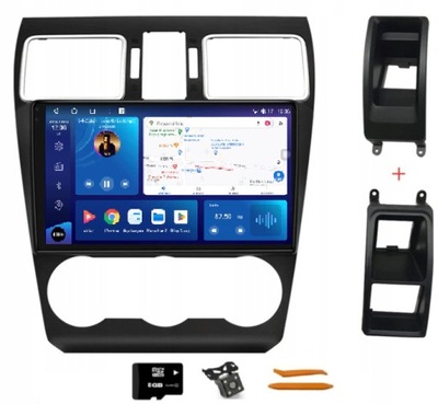 RADIO ANDROID NAVEGACIÓN VQ230 QLED CARPLAY LTE SUBARU FORESTER 4 IV 15-18  