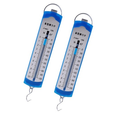 2 sztuki 10N Meter Force Gauge Dynamometr Spring Balance Fizyka Lab