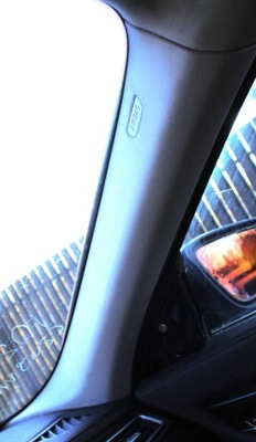 Обшивка стійка a правий перед bmw f01 f02 сірі фото №1