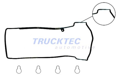 TRUCKTEC SANDARIKLIS DANGČIO VOŽTUVŲ KPL MERCEDES 