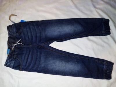 Spodnie chłopięce jeansowe 110