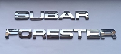 INSCRIPCIÓN EMBLEMA SUBARU FORESTER 3  