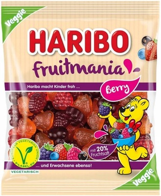 Haribo żelki 160 g Fruitmania Berry